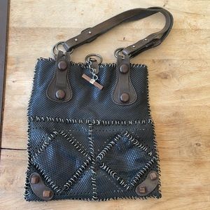 Jamin Puech Black Leather Sheriffa Tote
